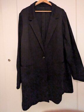 Oversized Black Blazer/Frock